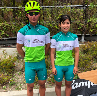 県総体自転車競技へ参加 東邦高等学校